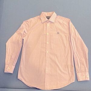 Ralph Lauren Boys Button down shirt size 16 in light purple.